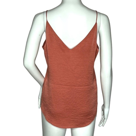 Express Embroidered Cami Mauve Pink Cream Sleeveless Top V-Neck - Picture 3 of 6